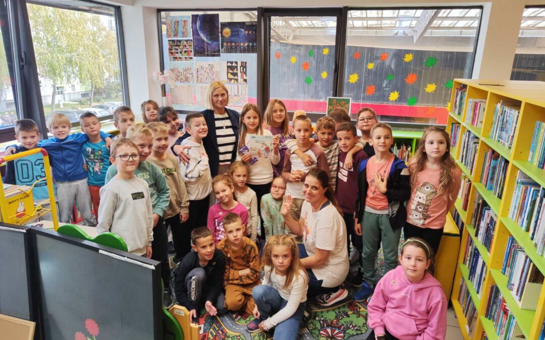Drugi razredi u posjetu Ogranku Jug II Gradske i sveučilišne knjižnice Osijek
