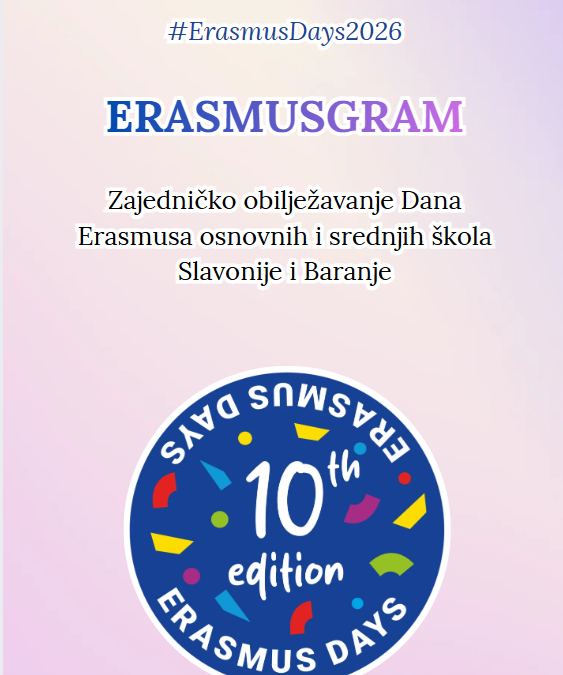 ErasmusDays 2026 – Jedna škola, jedan projekt, jedna promjena